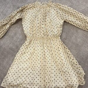 Burberry Cream and Star Print Kids Dress